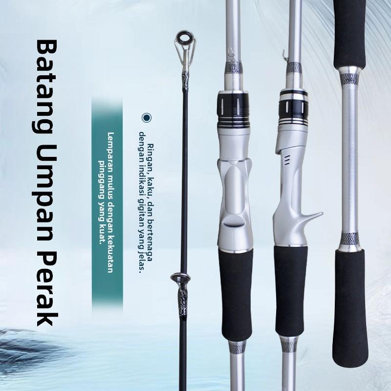 DAWA Joran Pancing 1.8M/2.1M Casting Spinning Pancing Tongkat Pancing Asli Shadowlite Cat Hitam Pola