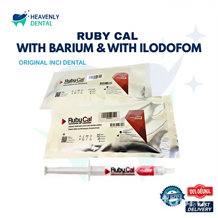 Ruby Cal Calsium Hydroxide Paste White Barium Sulfate | Ruby Cal Composite | Ruby Cal With Iodofom