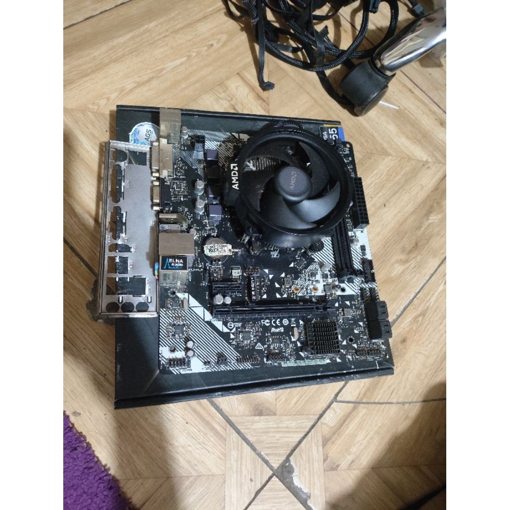 paket ryzen 3 2200g with mobo asrock a320m