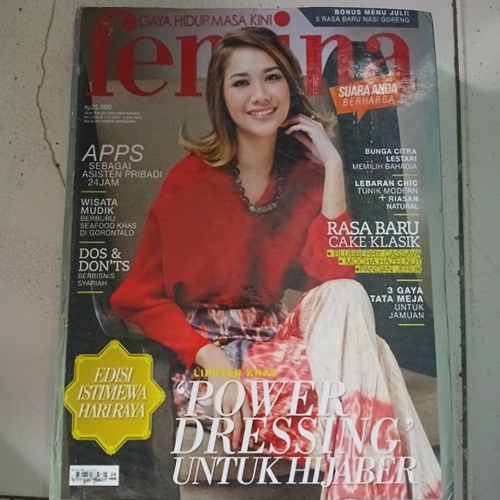 MAJALAH BUNDEL FEMINA BEKAS ORIGINAL
