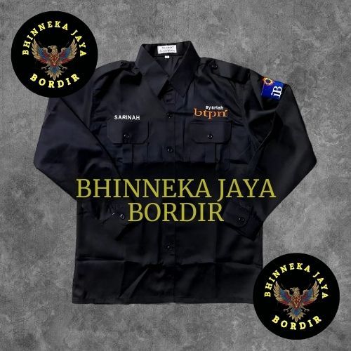 KEMEJA BTPN SYARIAH FREE BORDIR NAMA