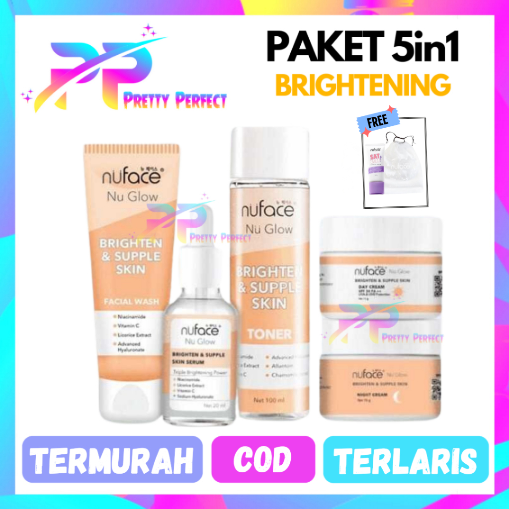 Nuface Nu Glow Paket 5in1 Brightening
