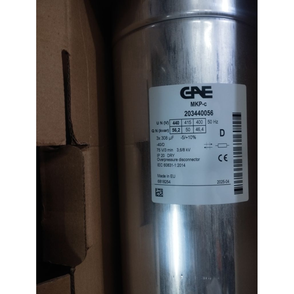 Capacitor Bank 50 KVAR original GAE