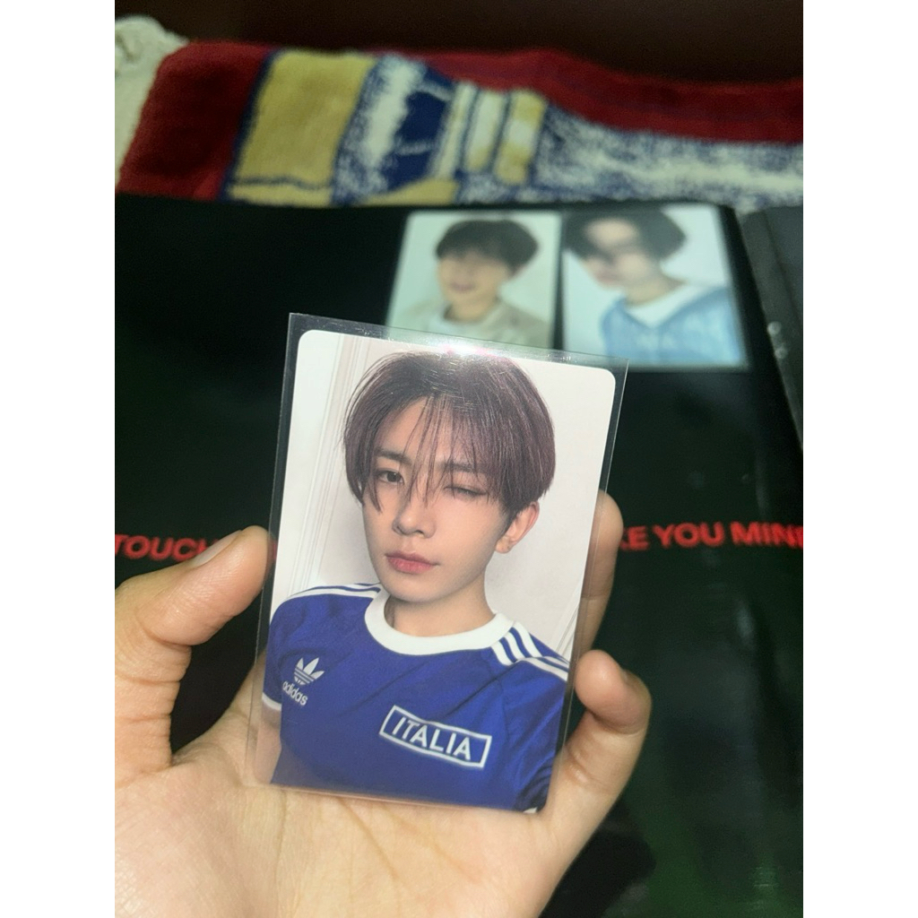 photocard heeseung italia wink booked kak aice