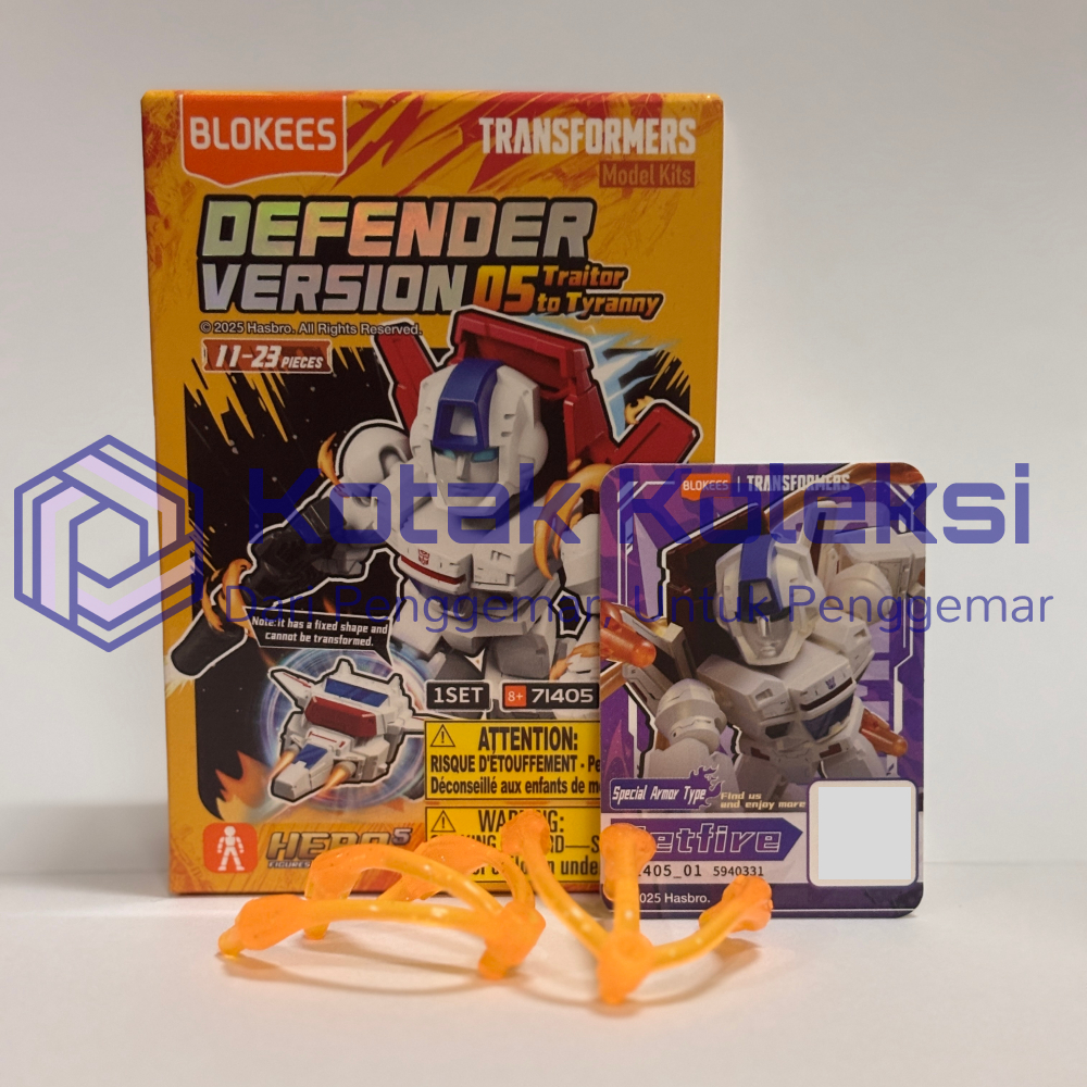 Blokees Transformers Devender Version 05 - Super Secret & Secrete Jetfire - Mainan Anak-Anak