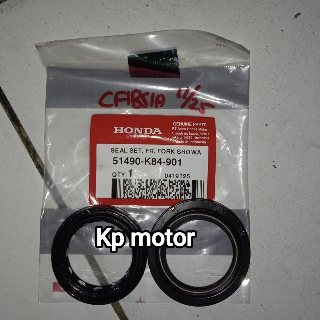 Seal sil shock depan CRF Seal as shock CRF original