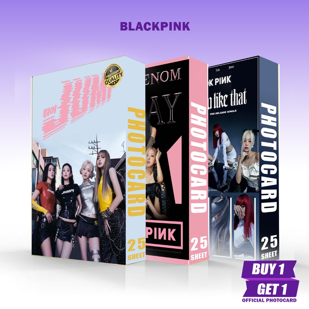 FLA PHOTOCARD KPOP BLACKPINK JUMP PINK VENOM HOW U LIKE THAT EXCLUSIVE