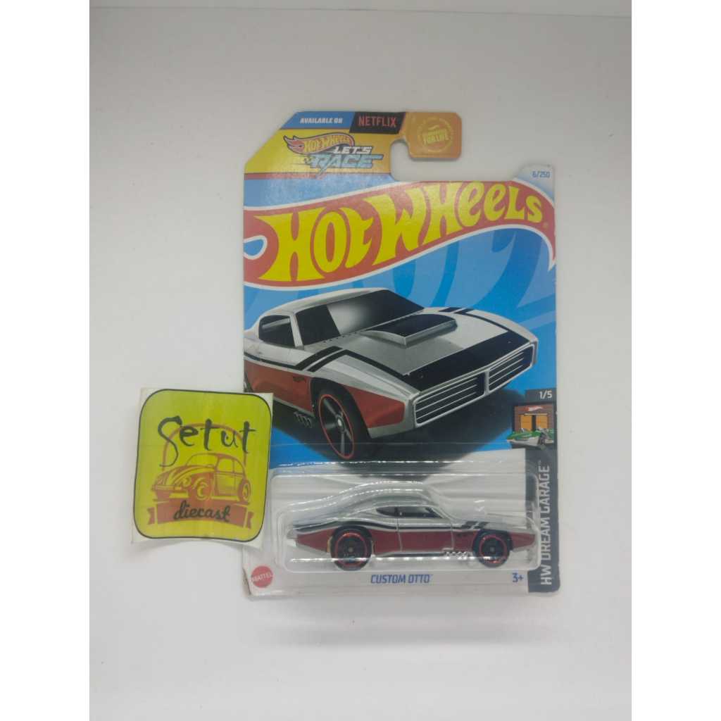 HOT WHEELS HOTWHEELS EXCLUSIVE CUSTOM OTTO EXCLUSIVE RECOLOR ABU MAROON