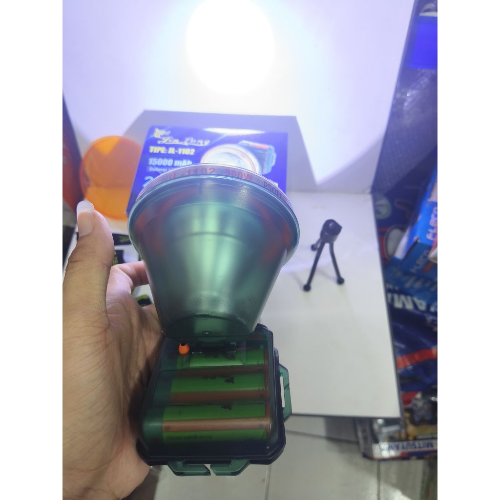 JinLong JL-1102 Senter Kepala 500W / Headlamp Jumbo JinLong LED Super Cahaya Terang