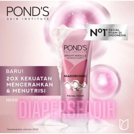PONDS Bright Beauty Facial Foam 100Gr / Ponds Facial Foam