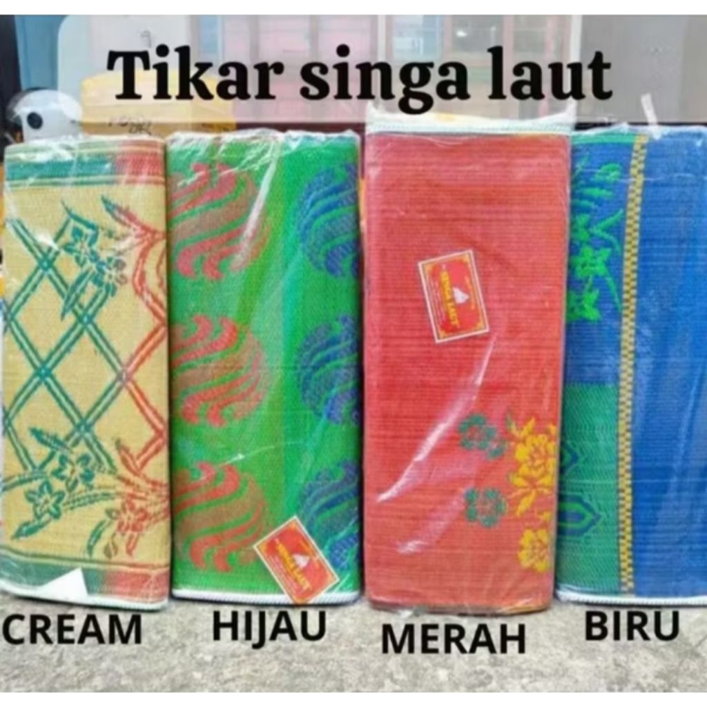 Tikar Plastik Singa Laut Jumbo 200x300 Bikin Nyaman Dan Hangat / Karpet Samak