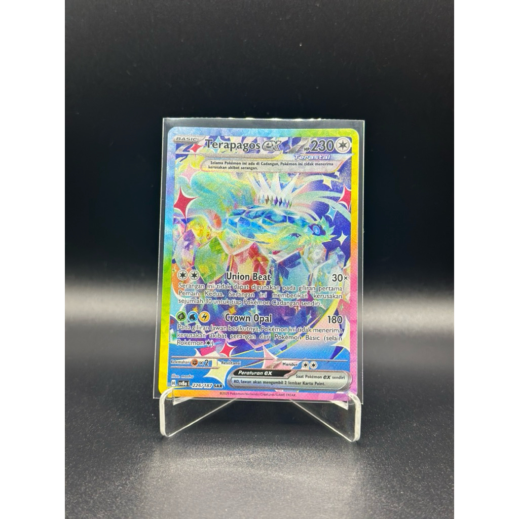 Terapagos EX SAR (226/187) sv8a - Festival Terastal - Pokemon TCG Indonesia