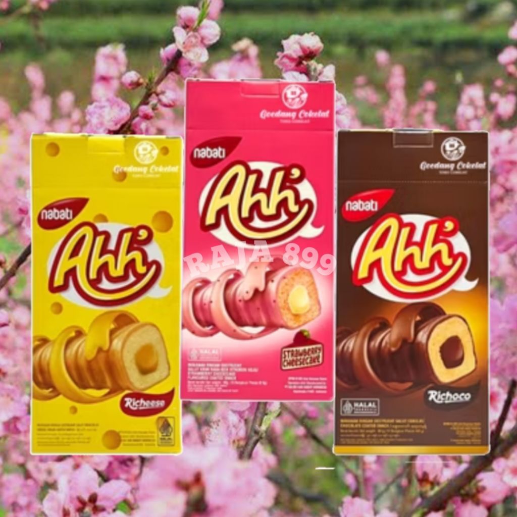 RECHESEE NABATI AHH | NABATI AHH RICHOCHO | NABATI AHH STRAWBERRY ISI 10 PCS