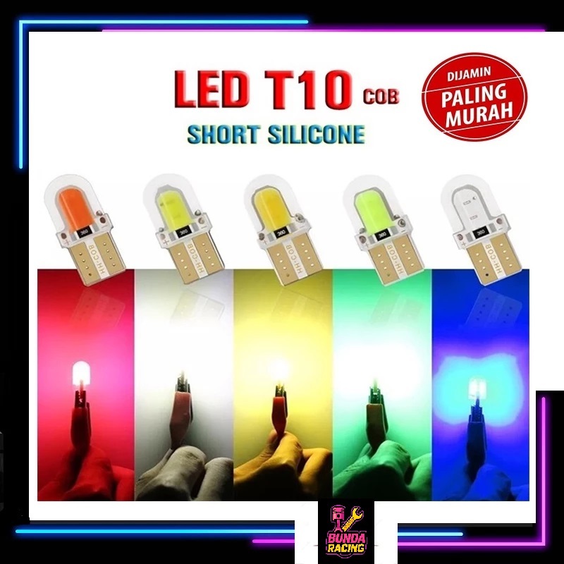 Lampu LED Jelly T10 Kecil Speedometer Sein Senja Kota Super Terang Led Silikon Gel Motor Mobil
