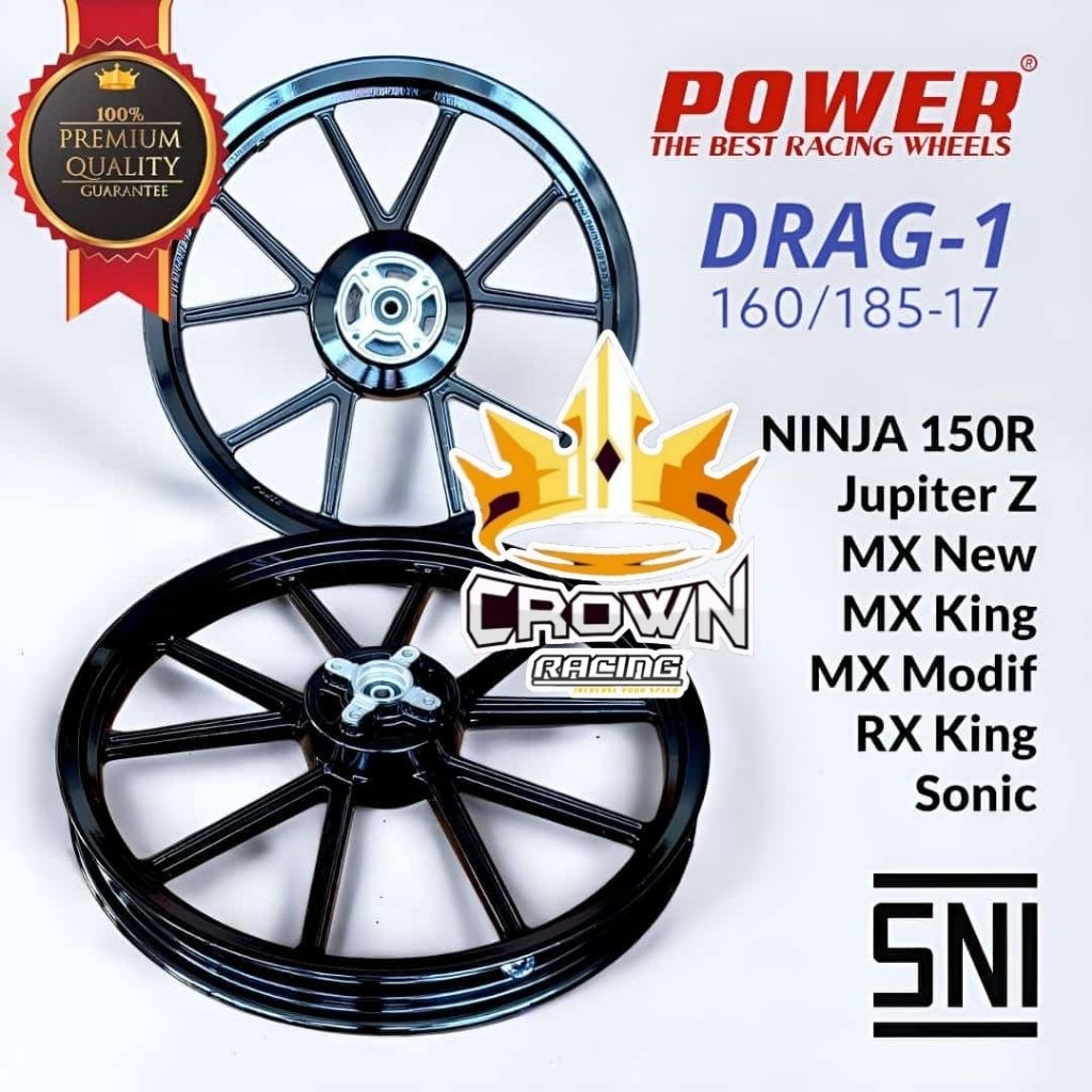 Velg Power Drag1 Drag-1 Drag 1 Yamaha RX King 160 185 x 17