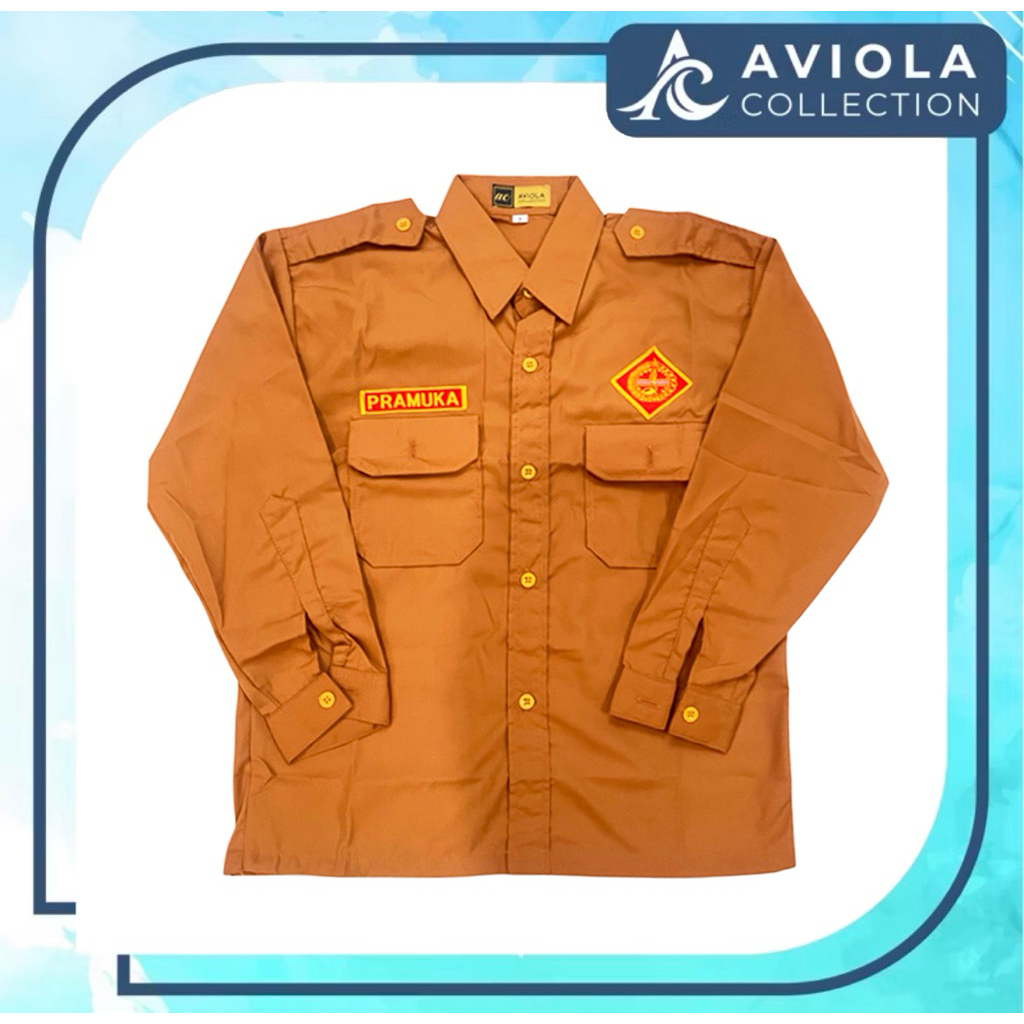 SERAGAM PRAMUKA SD - BAJU PRAMUKA SD LAKI LAKI PANJANG