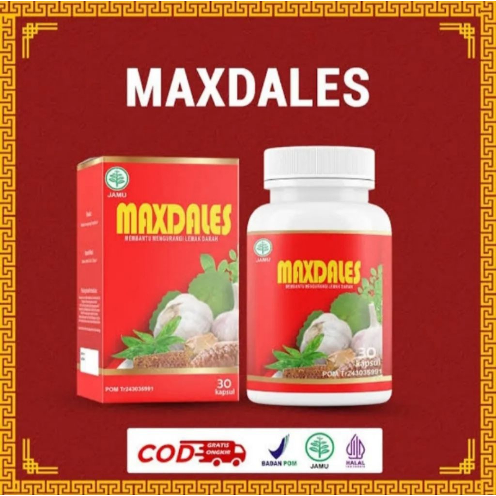 MAXDALES BPOM ORIGINAL 30 Capsul