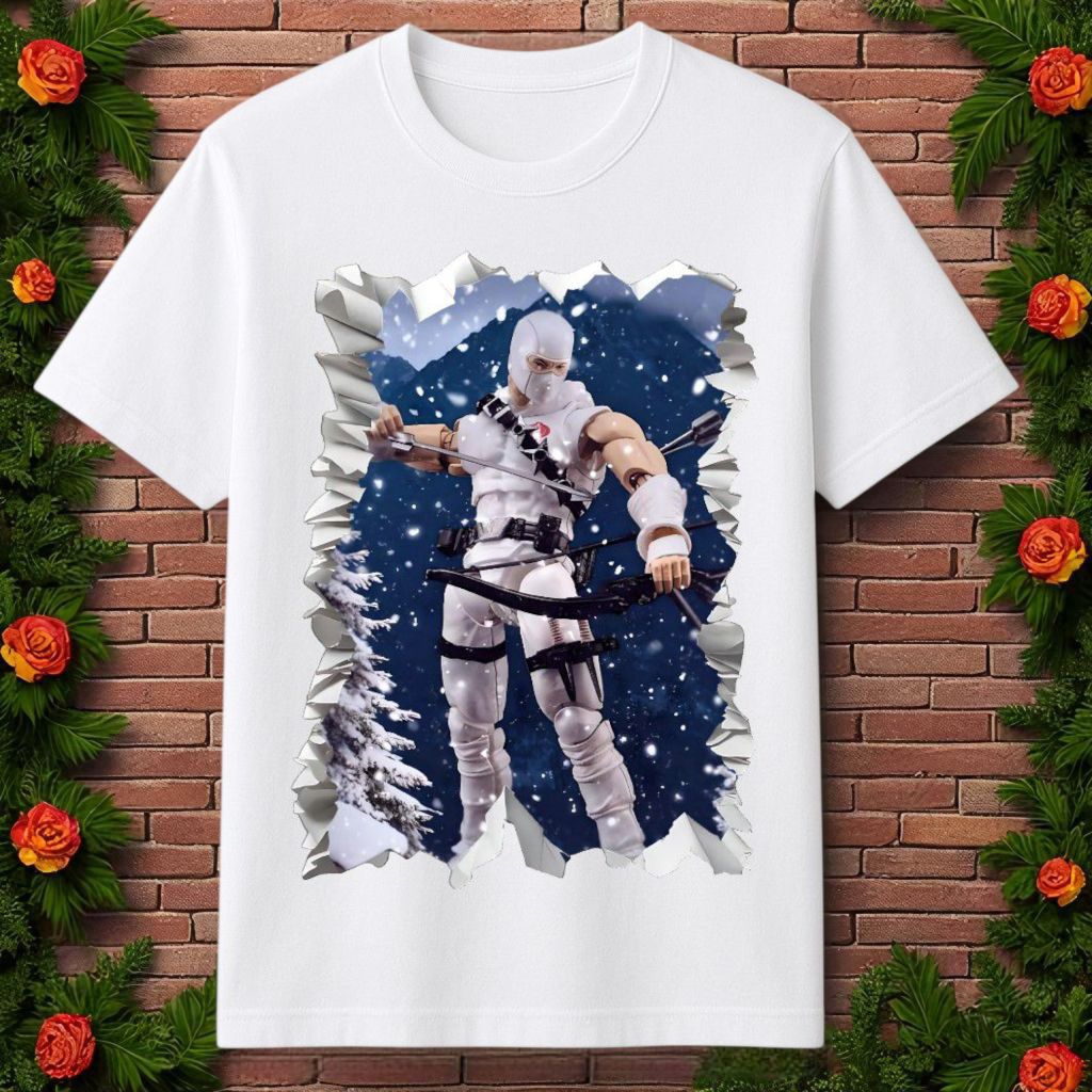 Mynaverse x Flame Toys - Kaos T-shirt Dewasa - Legends Series - G.I. Joe : Storm Shadow