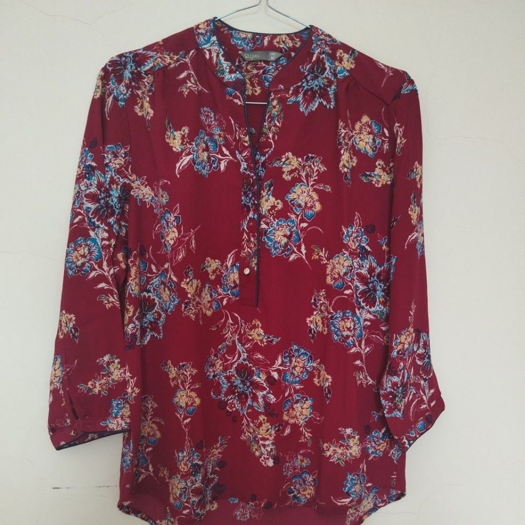 preloved baju blouse atasan wanita brand Sy. yves Matahari