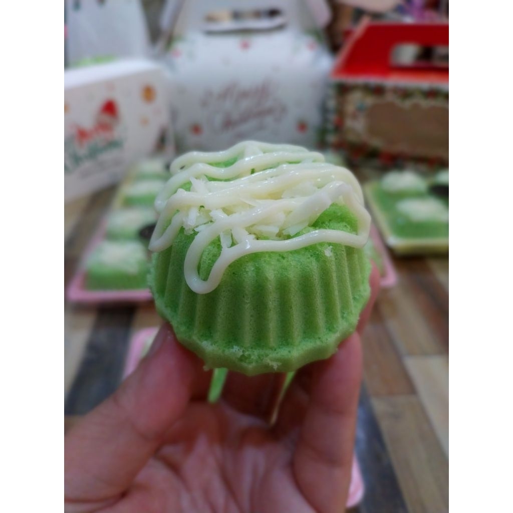 Bolu Kukus Pandan Keju