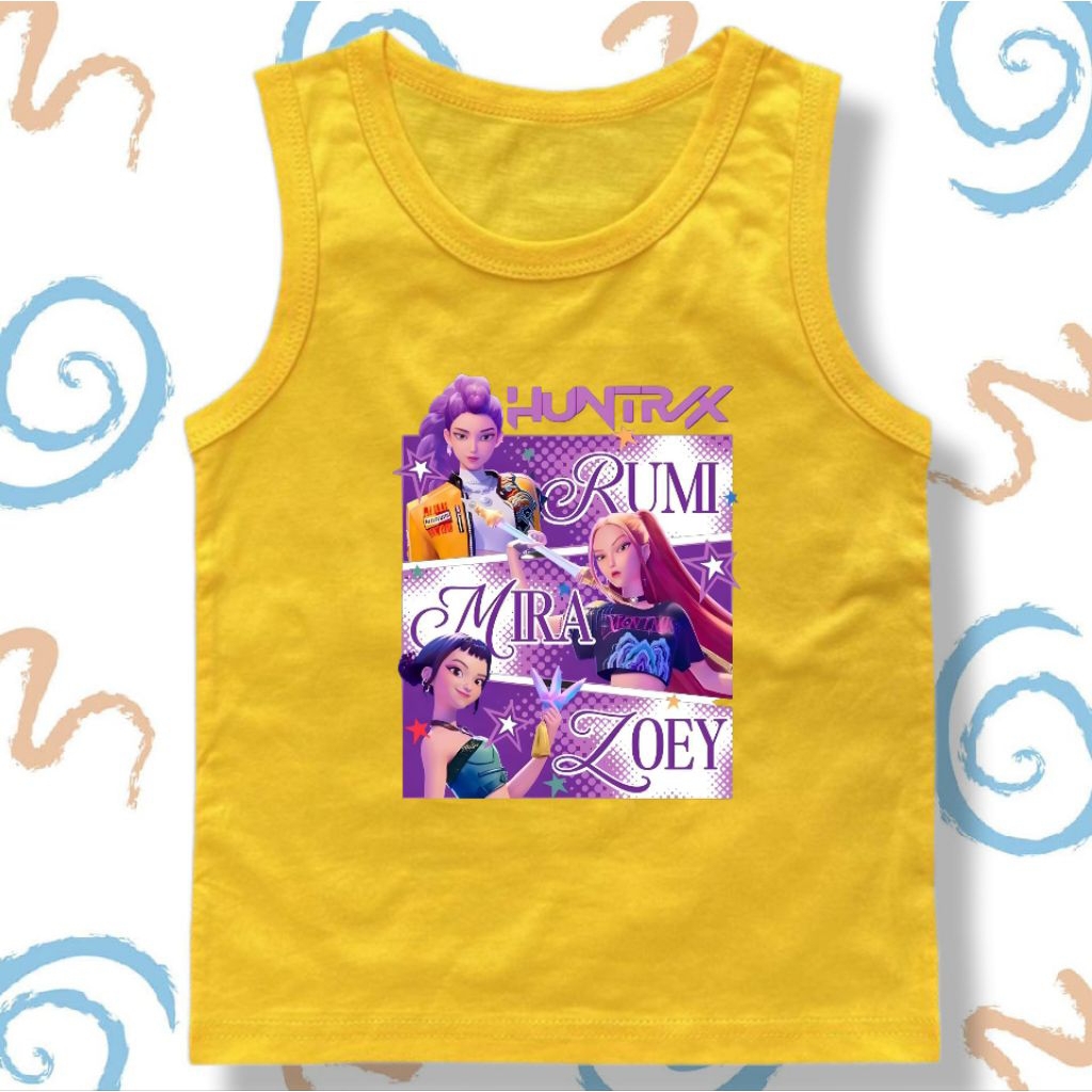 singlet anak perempuan hunter 2-8 tahun