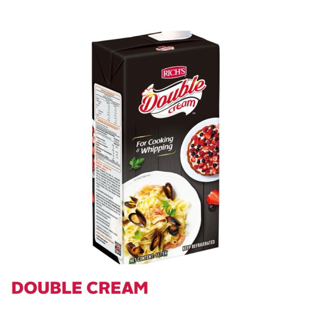 Rich’s Double Cream 1 Liter For Cooking & Whipping