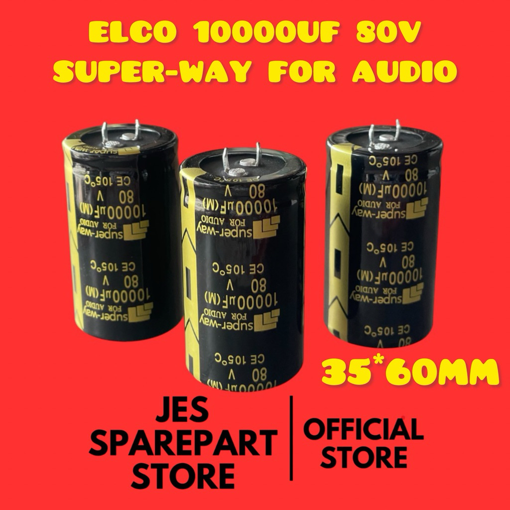 ELCO 10000UF 80V SUPER-WAY FOR AUDIO
