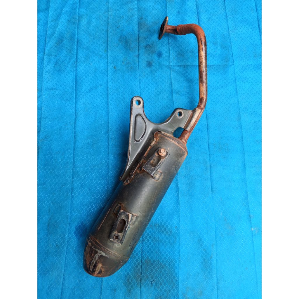 knalpot Suzuki Nex Original / knalpot Nex karbu Original copotan