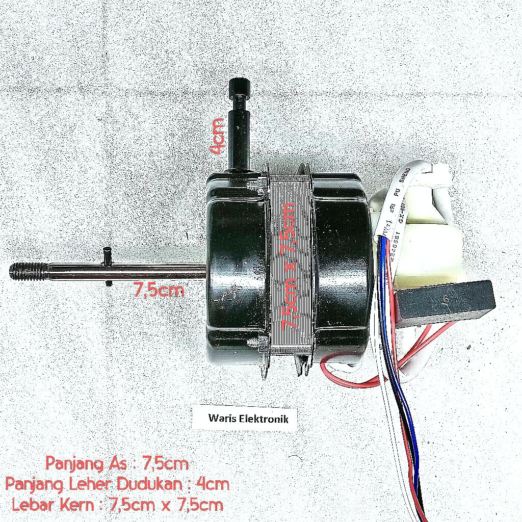 Spul Dinamo Mesin Kipas Angin Miyako Berdiri Dobel Bearing