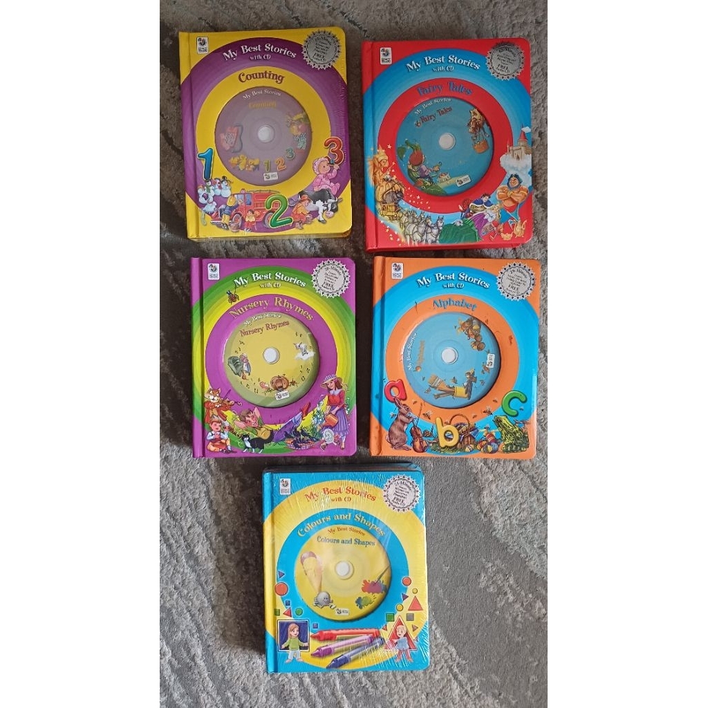 My Best Stories + CD- Fairy Tales, Alphabet,Colours & Shapes, Counting, Nursery Rhymes.Reduced Price