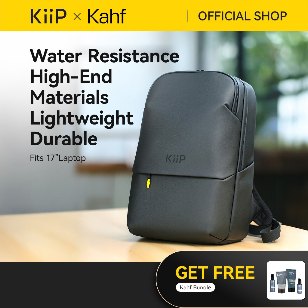 KiiP B7 Tas Laptop Ransel Pria Wanita Anti Air Waterproof Premium Backpack Fits 17 inch