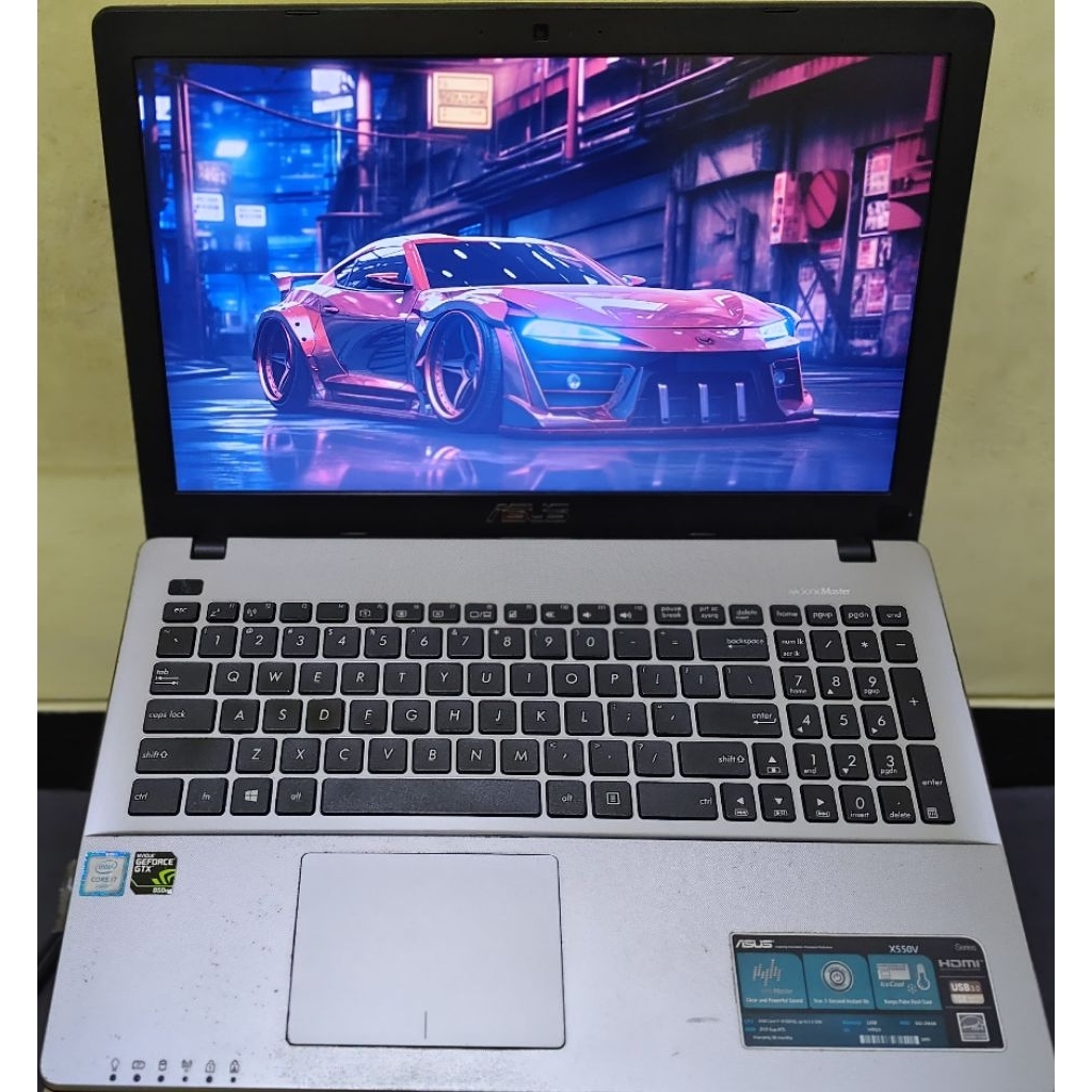 Asus X550VX i7-6700HQ 15in Ram 12GB SSD 256GB NVIDIA GTX 950M 4GB