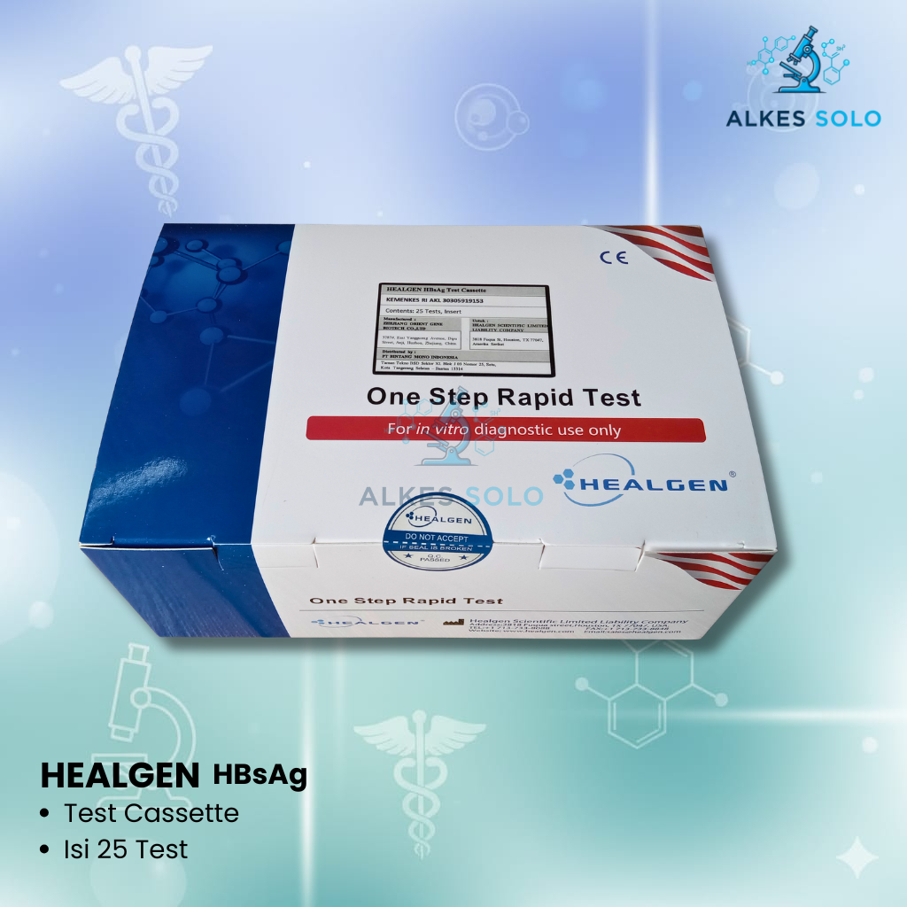 HBsAg TEST CASSETTE (25 TEST) | HEALGEN