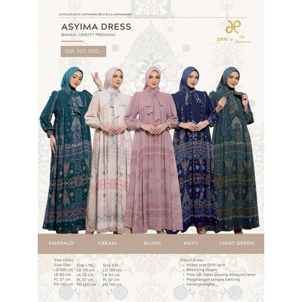 Asyima Dress Dyn Clothingline
