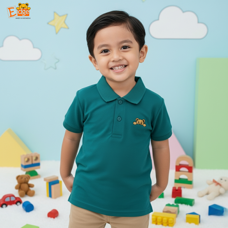 Zuki Kaos kerah Anak Laki-Laki – Baju kerah Anak 2-10 Tahun – Kerah Rapi Bahan Premium
