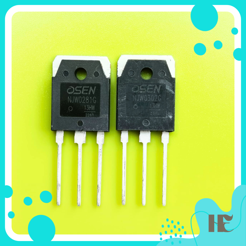 NJW0302G NJW0281G BARU SEPASANG NJW 0302G NJW 0281G