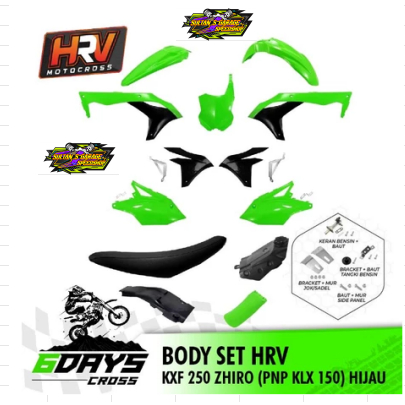 BODY SET HRV HARVY KXF 250 ZHIRO PNP KLX 150