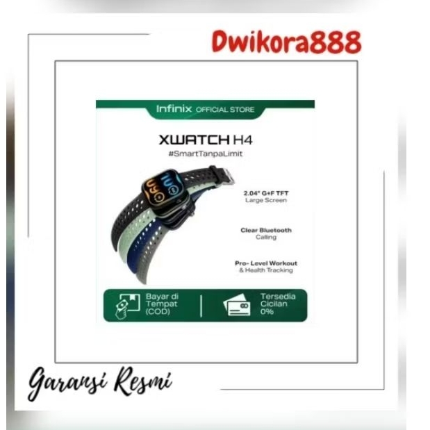 INFINIX XWATCH H4 SMARTWATCH GARANSI RESMI INFINIX
