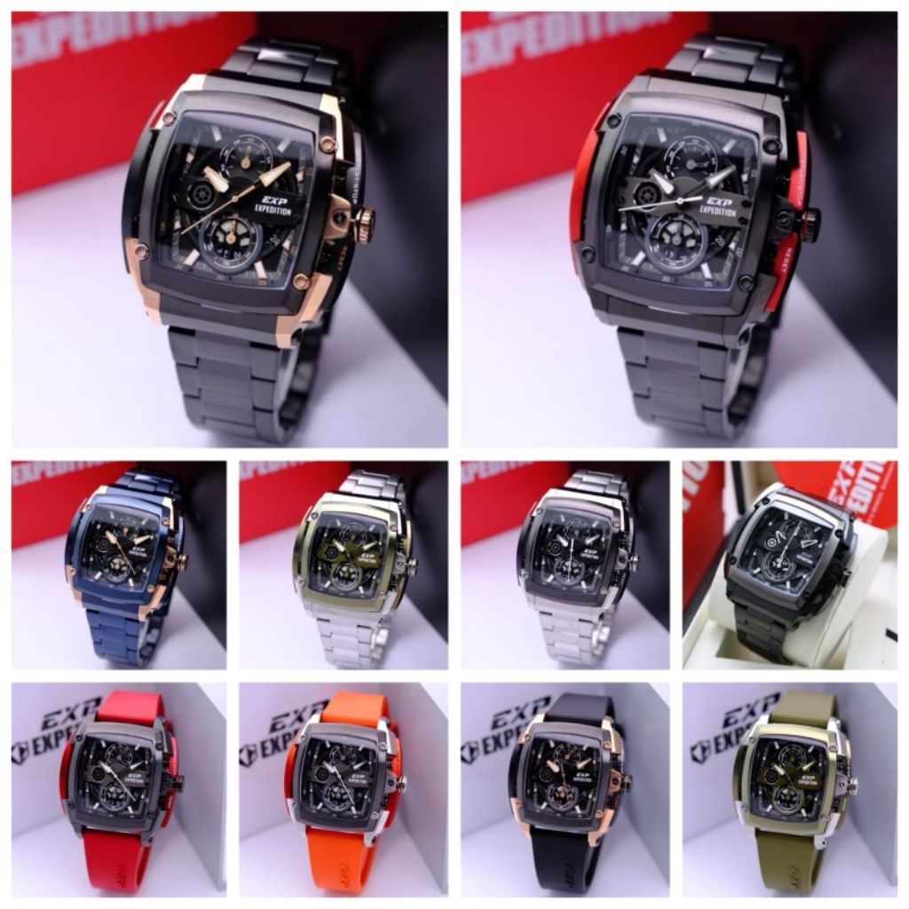 JAM TANGAN PRIA EXPEDITION EXP 3008 EXP3008 ORIGINAL GARANSI RESMI 1TAHUN