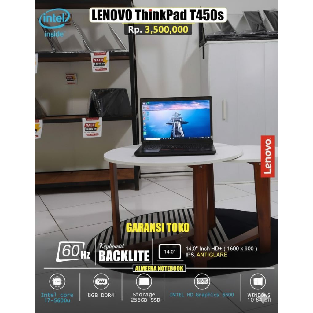 Laptop Lenovo Thinkpad T450s