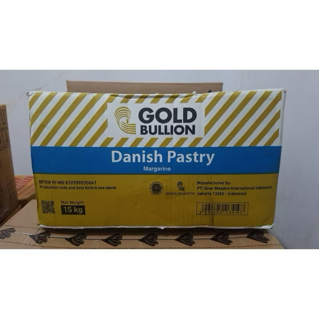 Gold Bullion Danish Pastry korsvet 250grm