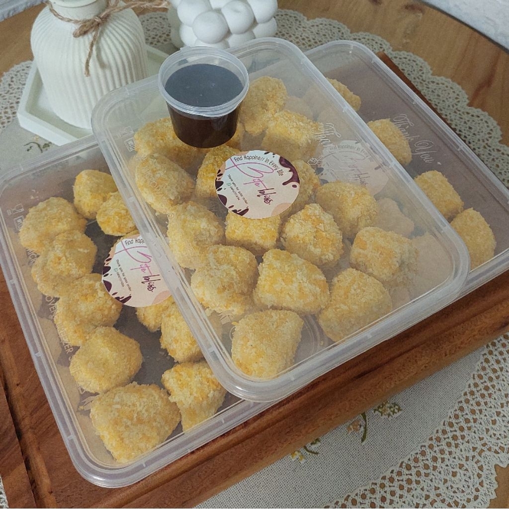 PISANG NUGGET FROZEN + GLAZE/PISANG NUGGET/FROZEN FOOD/PISANG NUGGET ISI 16PCS