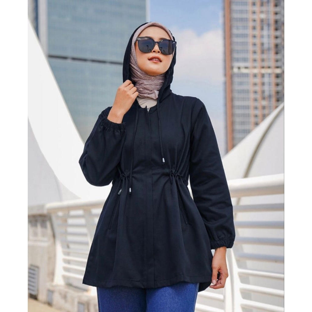 Jaket Parka Navy size XXL By Geulis