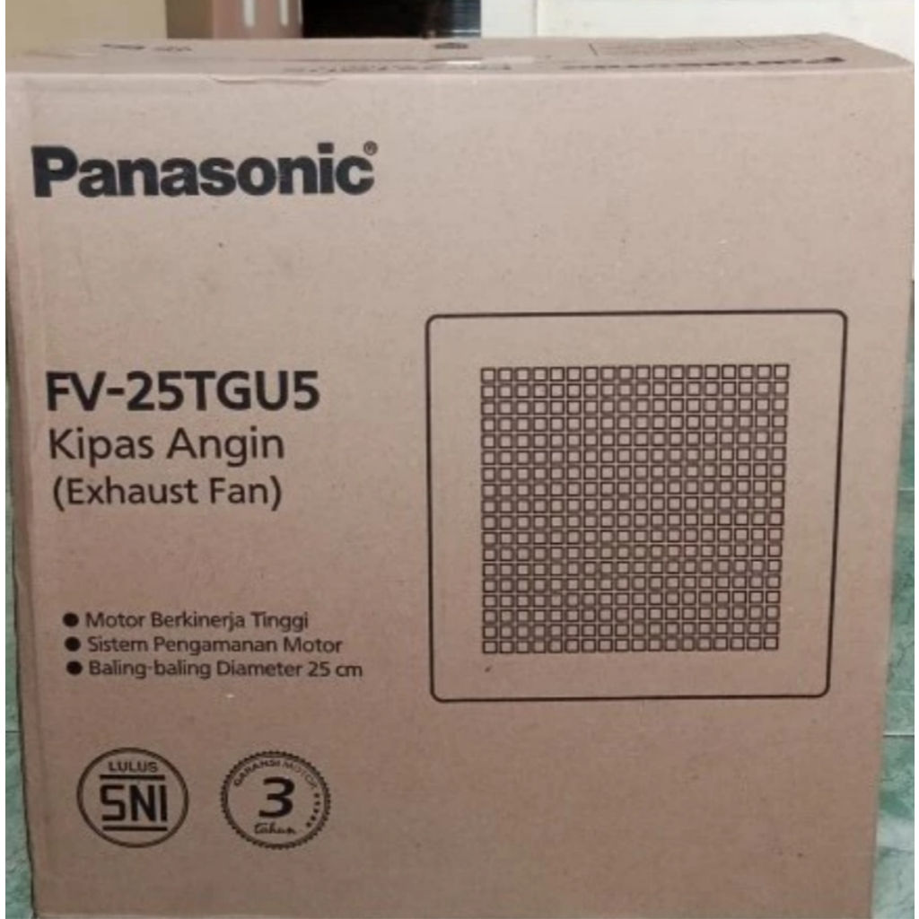 Panasonic Exhaust Fan |Eksos|Hexos| Kipas Hisap Ventilasi Panasonic FV-25TGU5 10 Inch