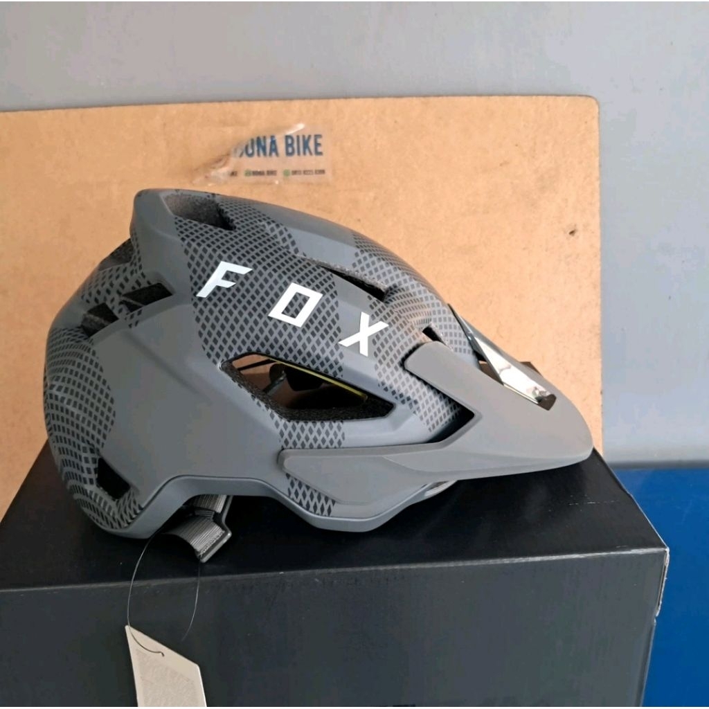 Helm Fox Speedframe Mips Gray Camo Helmet - Helm Sepeda Mtb Trail AM Enduro