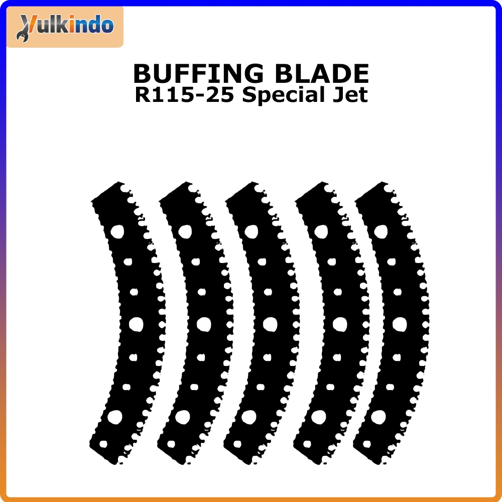 BJ R115-25 Special Jet Pisau Buffing Vulkanisir Ban Isi 25pcs/set - Amplas Ban B&J Rocket