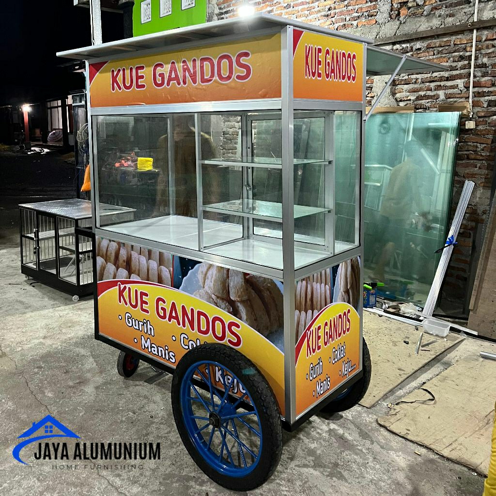 Grobak dorong | Grobak jualan | Grobak custom