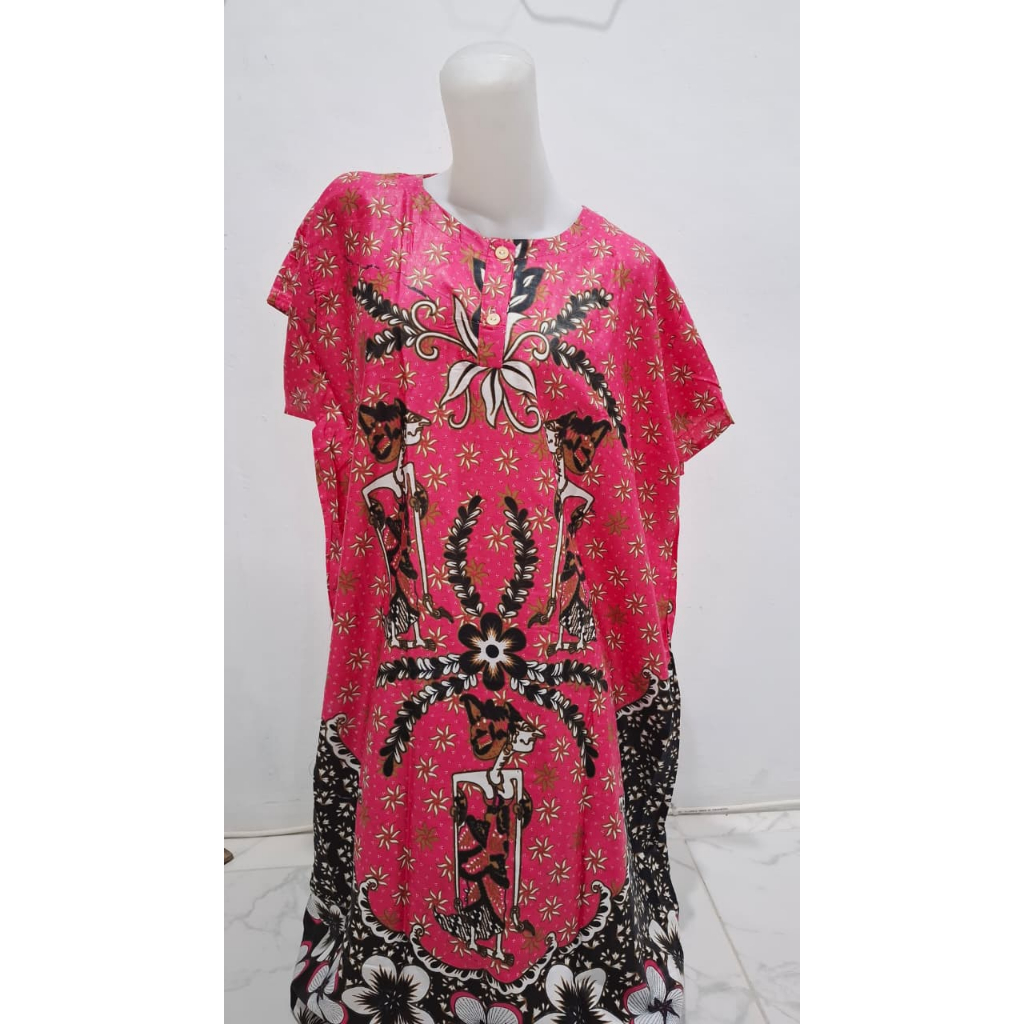 Daster Wanita Jumbo Model Payung Motif Wayang Murah