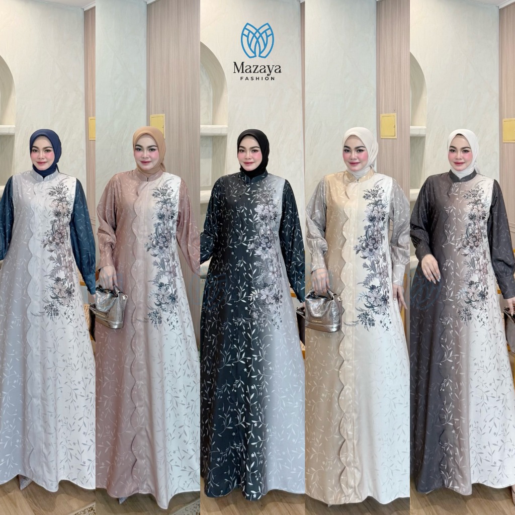 LuxuryFashion READY GAMIS DRESS WANITA BELVA VOL 3 BY MAZAYA FASHION  BEST SELLER