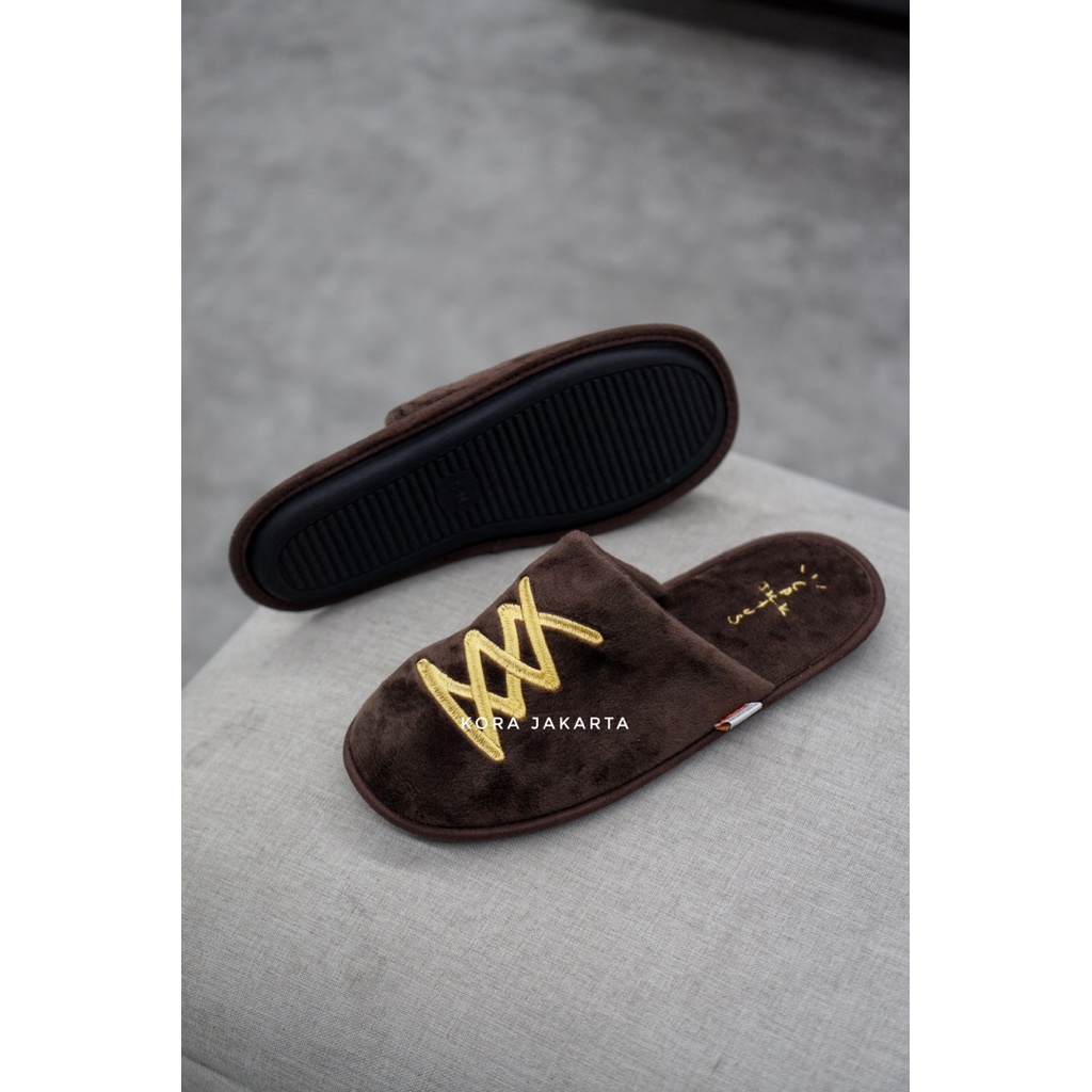 Travis Scott CJ x Mcdonald House Slipper Original 100%